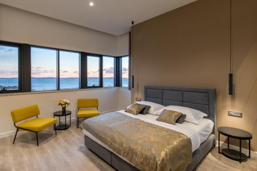 Chambre double, supérieure, vue sur la ville, vue sur la mer