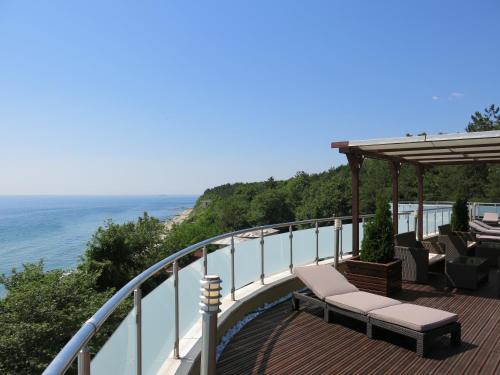 شرفة/ تراس, Family Hotel Albizia Beach in Zelenika