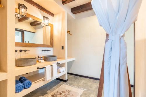 Badezimmer, Villa Pescadores in Tulum