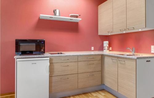 Kitchen, Nice Apartment In Allinge With Kitchen in Sandvig