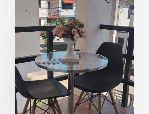 Balcony/terrace, Estien's cozy apartment near Lu-Li Island