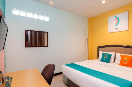 1 double bed