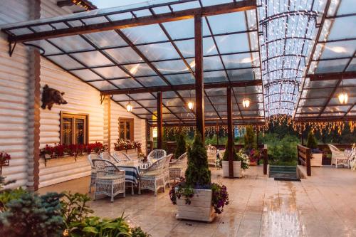 Erkély/terasz, Hotel Vedmezhyi Dvir in Polyanytsya