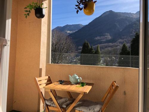 Appartement 4 personnes vue sur la montagne Cauterets