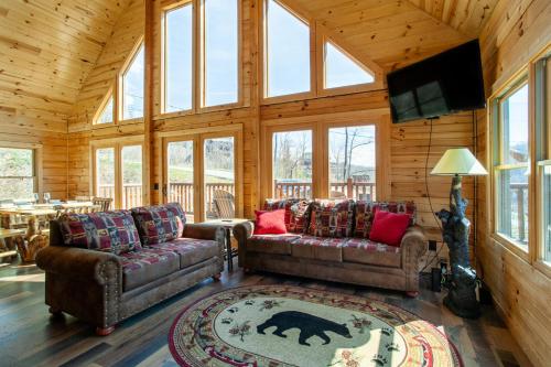 Mystic Mountain Cabin View Grill Fire Pit