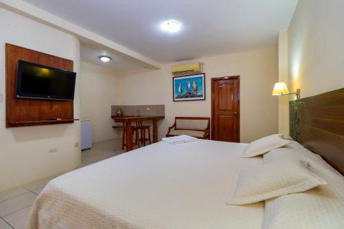 1 double bed