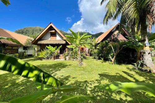 Auti studio direct access to the beach on Moorea with AC -WiFi - Netflix in モーレア島