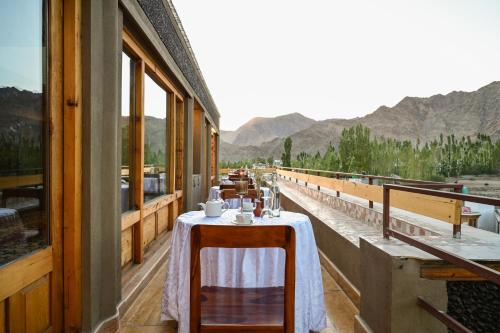Altan/terrasse, Pal Hotel in Leh