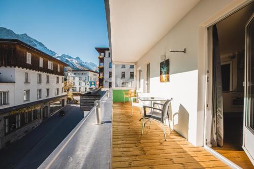 Balcony/terrace, Home Hotel Arosa in Arosa