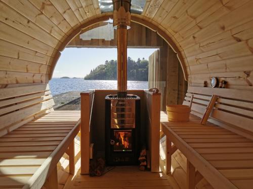 Sauna, Currarevagh House in Oughterard