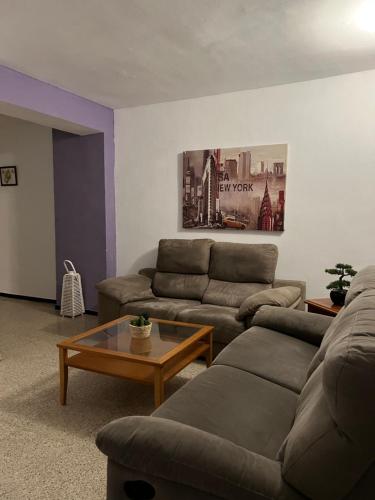 Skupni salon/TV območje, pensión La Parada (pension La Parada) in Benalua