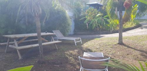 Studio moderne climatisé avec jardin, plage à pied (Studio moderne climatise avec jardin, plage a pied) in Le Diamant