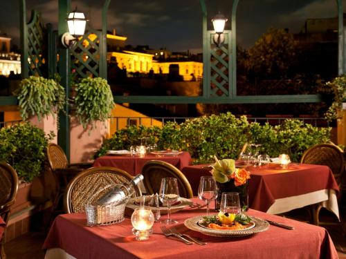 Restaurant, Albergo Ottocento in Via Veneto