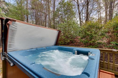 Blue Ridge Cozy Cabin in the Woods with Hot Tub!