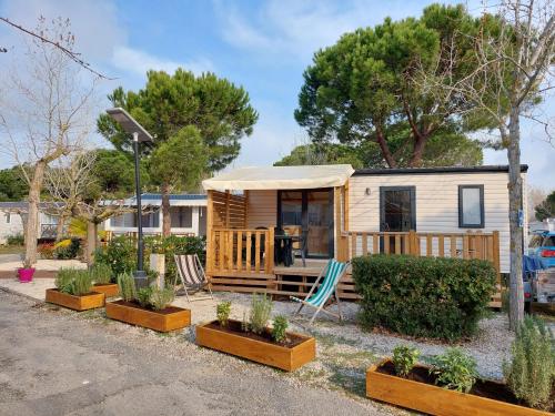 Spacieux mobilhome climatisé 4 P au GRAU du Roi en Camargue - Camping - Le Grau-du-Roi