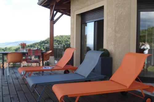 Balkons/terase, Le balcon du fetre (Maria & Jean Louis Chapuy) in Chiroubles