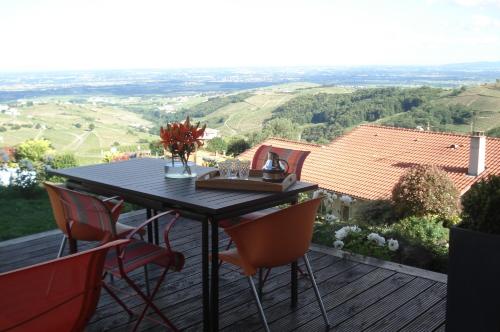 Balkons/terase, Le balcon du fetre (Maria & Jean Louis Chapuy) in Chiroubles