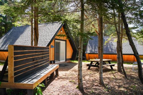 Viesnīcas āriene, Wild Pines Cabins in Eldon (PE)