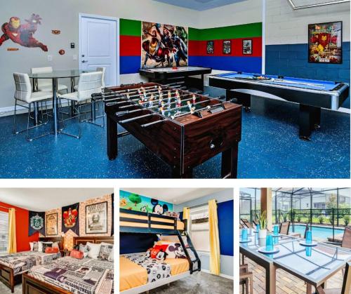 Lush Home with Harry Potter Room & Big Pool Area - CDC Standards 7ST477 in Davenport, USA