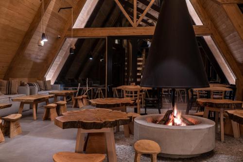 餐廳, Tawa Refugio del Puelo in 普耶洛