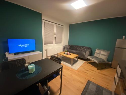 2 Zimmer Wohnung in Krefeld City/Apartment + Netflix+Prime