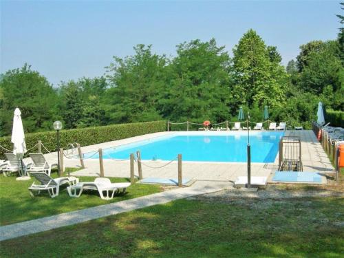 Swimming pool, Delightful holiday home in Bosco Valtravaglia with private terrace in Montegrino Valtravaglia