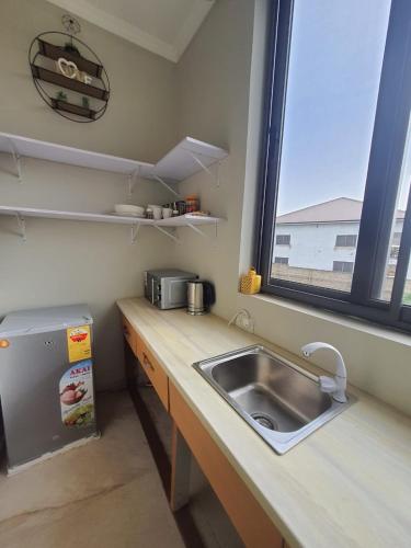 virtuve, Spacious Holiday Let Wi-Fi & Private Amenities Oyibi in Aburi