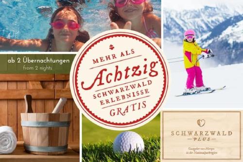 Ferienwohnung, Sauna & Gästekarte gratis im Schwarzwald