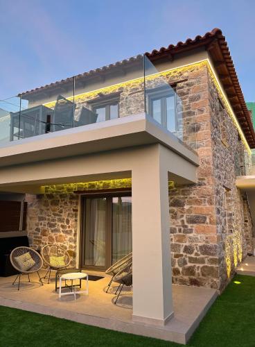 Viesnīcas āriene, Piedra Luxury Apartments in Pirgiotika (Argolis)