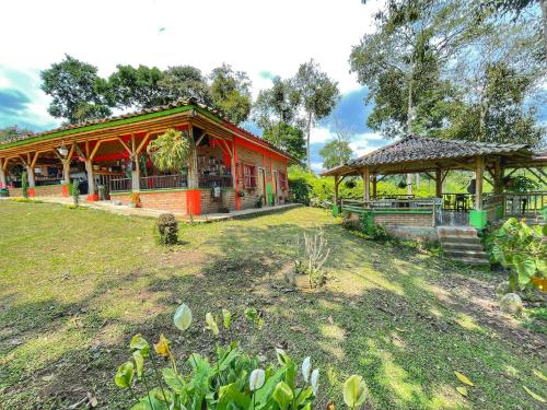 Viesnīcas āriene, Finca Hotel Cabana Fercho in Quimbaya