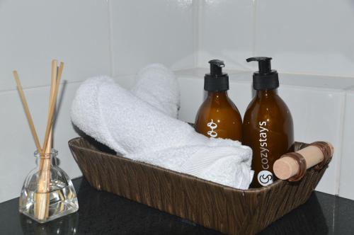 Shower, Cozy Stays Cayala Apartments near USA Embassy 601 in Zone 16