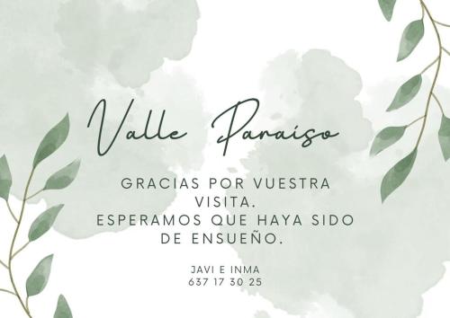 Valle Paraiso - Cepeda