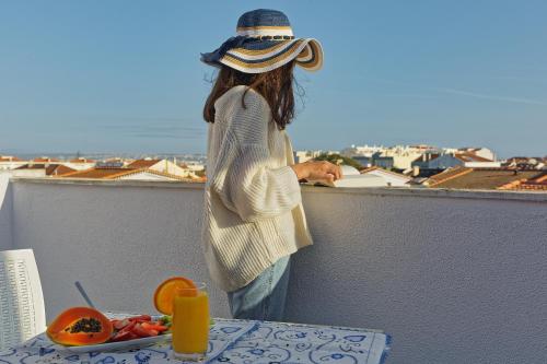 陽台/露台, Alojamento Santo António (Alojamento Santo Antonio) in 佩尼謝市中心