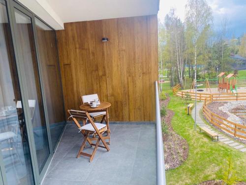 balkon/terras, Apartmán Brezy (Apartman Brezy) in Stara Lesna