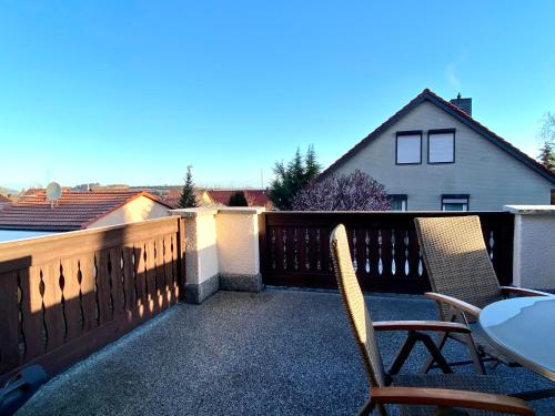 Charmantes Ferienhaus Gernrode/ Harz, Balkon, Grill, 2 Schlafzimmer