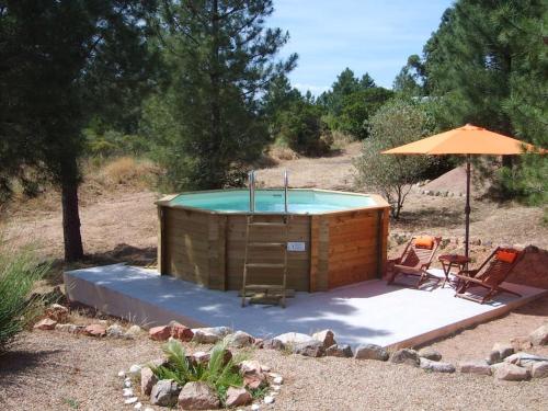 Villa avec piscine hors sol à 10mn de la plage