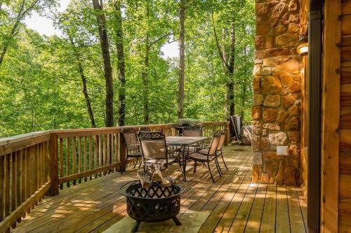 Premium Log Cabin Vacation Experience HotTubFirepit Woods Ozark Preserve - main image