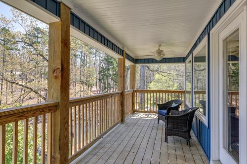 Badin Lake Cabin with Dock and 2-Story Boat Slip!