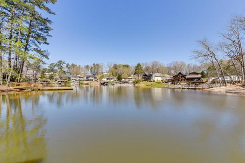 Badin Lake Cabin with Dock and 2-Story Boat Slip!