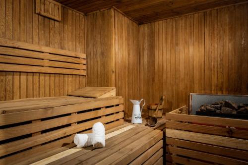 Sauna, Manzano Resort in Puerto Manzano