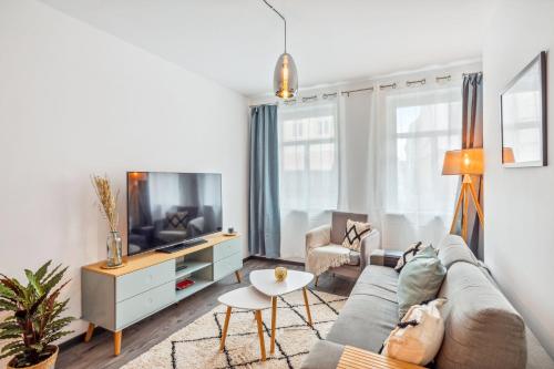 Közös társalgó / TV, Peter & Paul Altstadt Apartment Delitzsch in Delitzsch