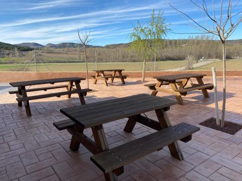 Casas del Barranco de la Hoz in Rillo de Gallo