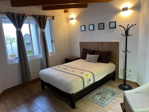 1 double bed