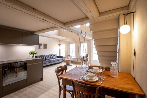 Konyha, JACOB 1808. fine historic town apartments in Bischofszell