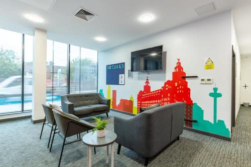 delat sällskapsrum/tv-rum, For Students Only Glassworks in Liverpool in Liverpool