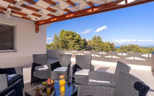 Erkély/terasz, Villa Belpur in Pitve