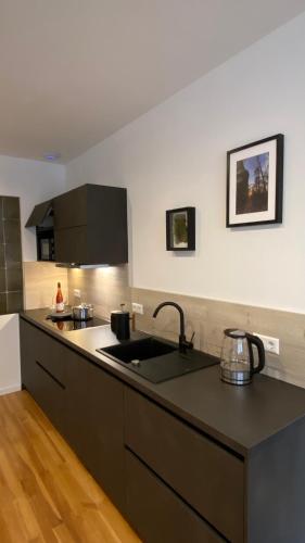 廚房, Heimatliebe Erfweiler Wohnung ÄNS (Heimatliebe Erfweiler Wohnung ANS) in 埃爾夫韋勒