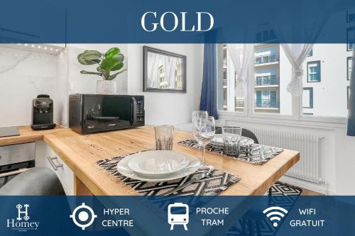 HOMEY GOLD - Hyper centre/Proche Tram/Wifi gratuit - Location saisonnière - Annemasse