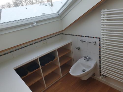 Bathroom, Ferienwohnung Flosserstube in Lechbruck am See