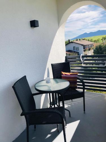Erkély/terasz, Ferienwohnung Vivien in Rieden am Forggensee